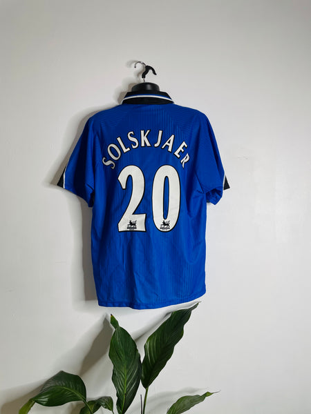 1996-98 Manchester United Third Shirt Solskjaer #20 | Very Good | XL