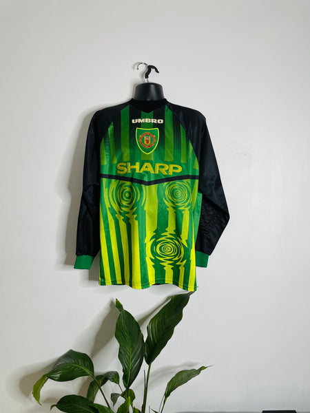 1997-98 Manchester United Goalkeeper Shirt Schmeichel #1 | Good | L