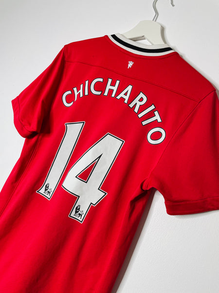 2011-12 Manchester United Home Shirt | Chicharito #14 | Very Good | S