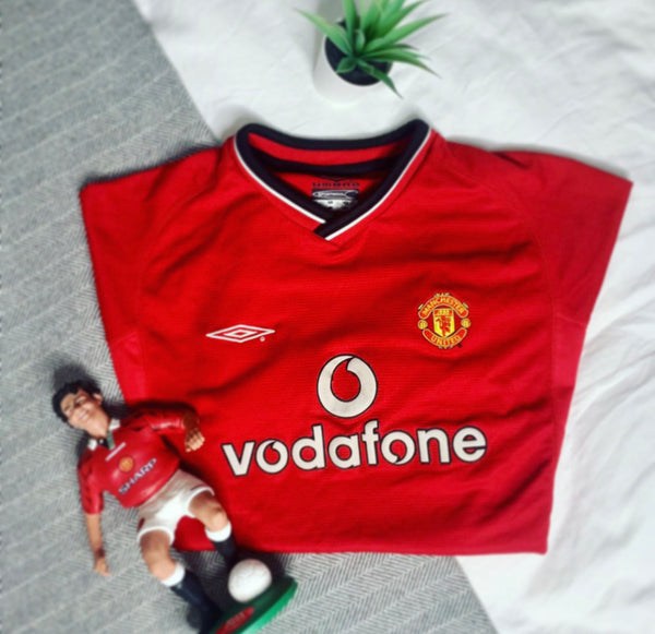 2000-02 Manchester United Home Shirt Van Nistelrooy #10 | Very Good | Large