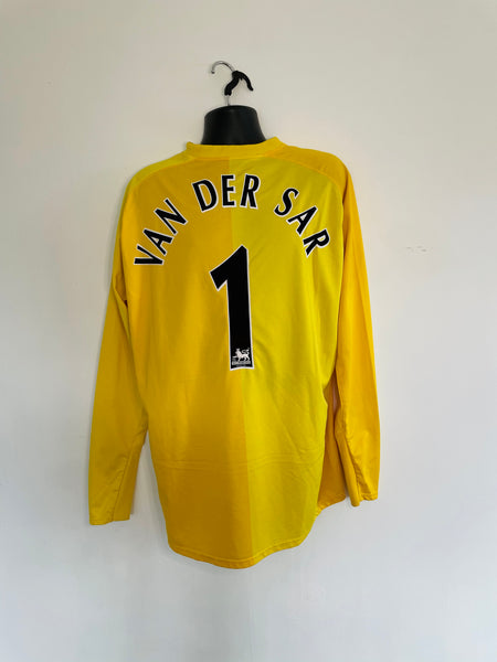 2006-07 Manchester United Goalkeeper Shirt | Van der Sar #1 | Very Good | XXL