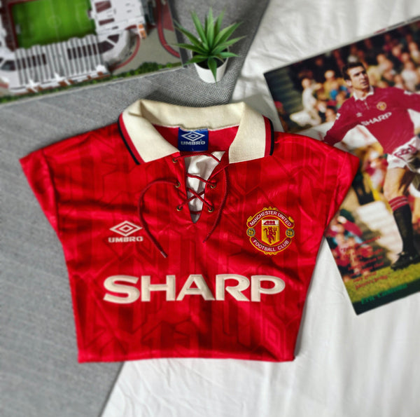 1992-94 Manchester United Home Shirt | Cantona #7 | Very Good | XL