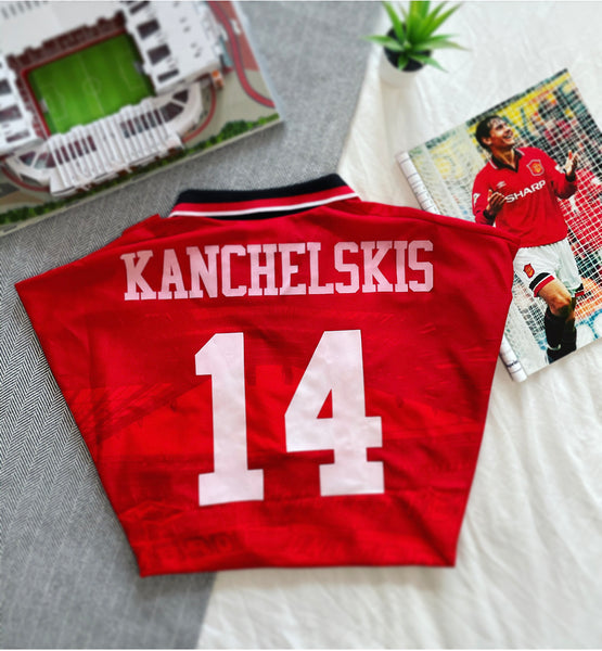 1994-96 Manchester United Home Shirt | Kanchelskis #14 | Mint | L