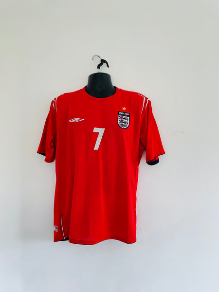 2004-06 England Home Shirt |Beckham #7 | Mint | XL