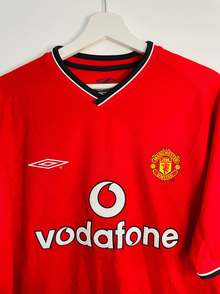 BNWT 2000-02 Manchester United Home Shirt | Sheringham #10 | BNWT Mint | M