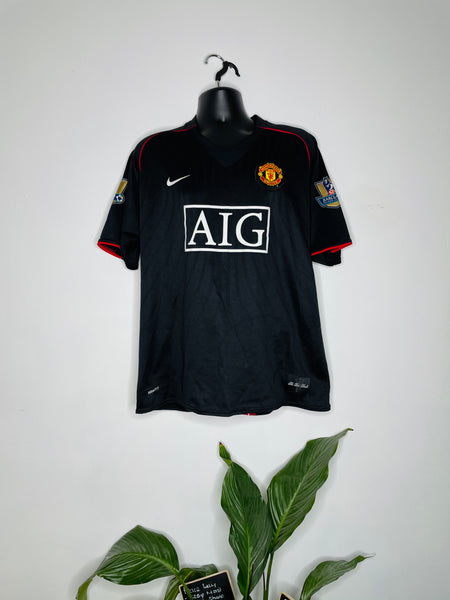 2007-08 Manchester United Away Shirt | Mint | L
