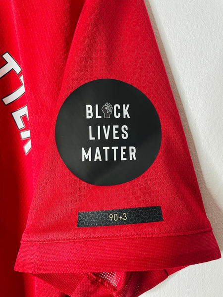2019-20 Manchester United Treble Anniversary Home 'Black Lives Matter' Shirt | Fernandes #18 | BNWT | M