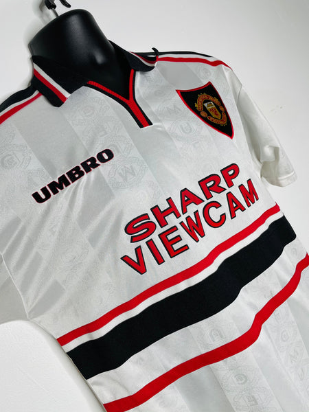 1997-99 Manchester United Away Shirt Beckham #7 | Very Good | XL