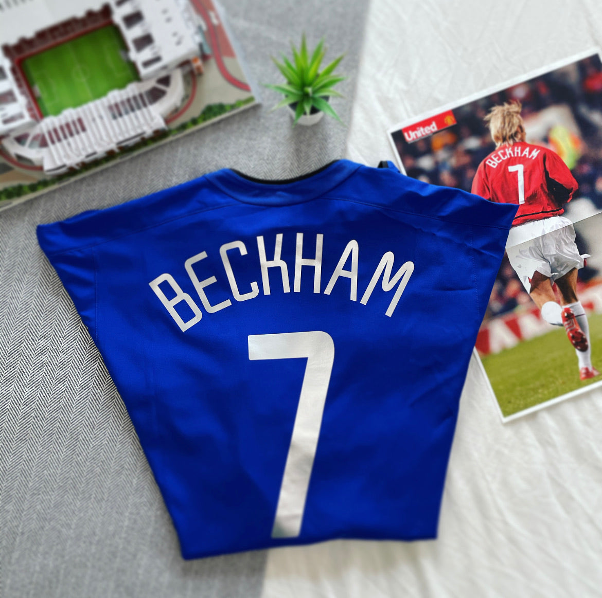 2002-03 Manchester United Third Shirt | Beckham #7 | Mint | XL