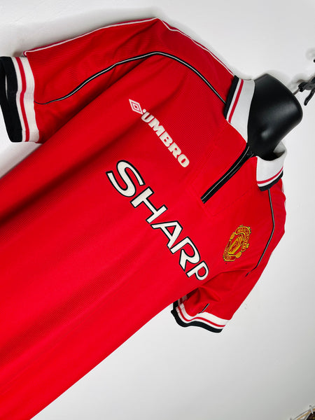 1998-2000 Manchester United Home Shirt Beckham #7 | Mint | L