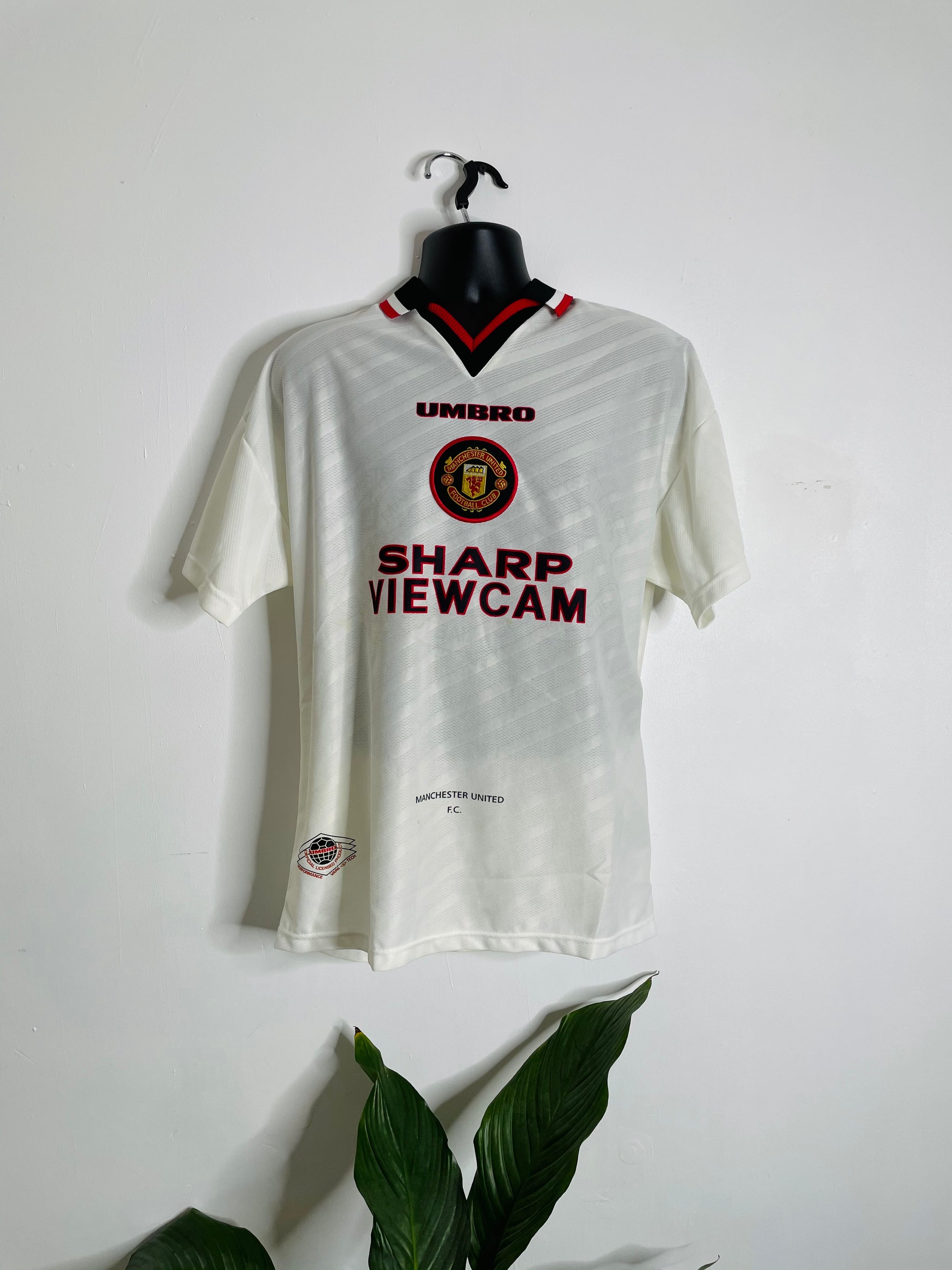 1996-97 Manchester United Away Shirt Cantona #7 | Very Good | XXL