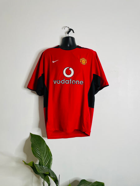 2002-04 Manchester United Home Shirt Solskjaer #20 | Good | XL