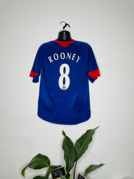 2005-06 Manchester United Away Shirt Rooney #10 | Good | L