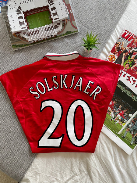 1997-99 Manchester United European ‘Treble’ Shirt | Solskjaer #20 | Mint | XXL