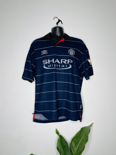 1999-00 Manchester United Away Yorke #19 | Mint | L