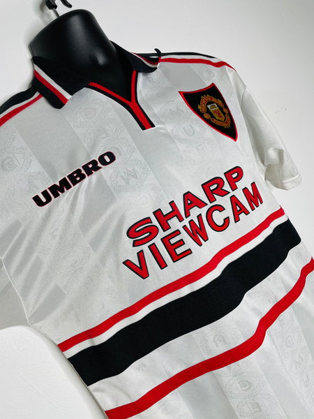1997-99 Manchester United Away Shirt Beckham #7 | Good | XL