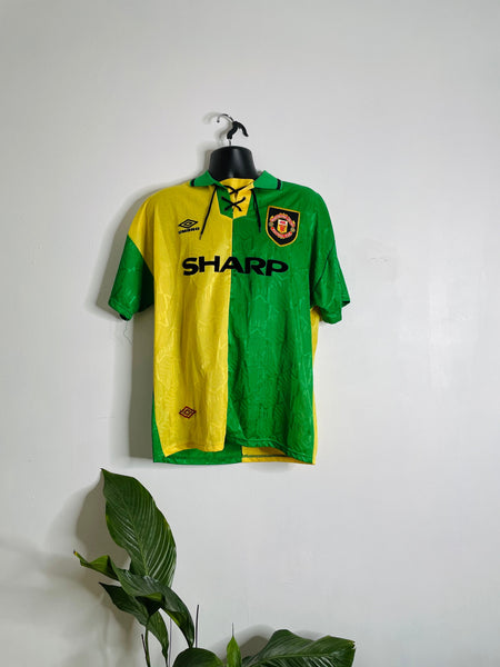 1992-94 Manchester United Third Shirt Cantona #7 | Very Good | XL