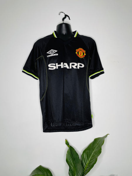 1998-99 Manchester United Away Shirt Beckham #7 | Good | L