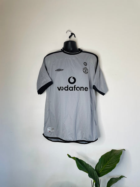 2001-02 Manchester United Goalkeeper Centenary Shirt | Very Good | XL