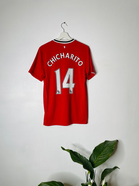 2011-12 Manchester United Home Shirt | Chicharito #14 | Very Good | S