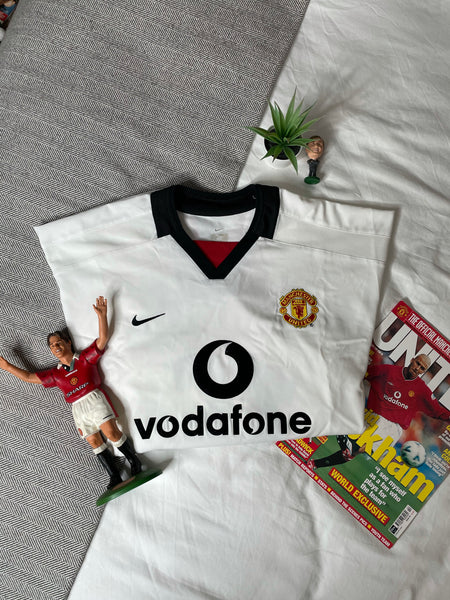 2002-03 Manchester United Away Shirt Keane #16 | Good | L