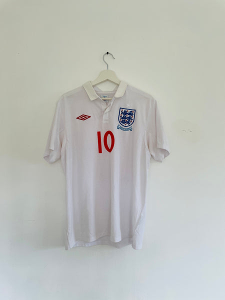 2010-11 England Home Shirt | Rooney #10 | Mint | L