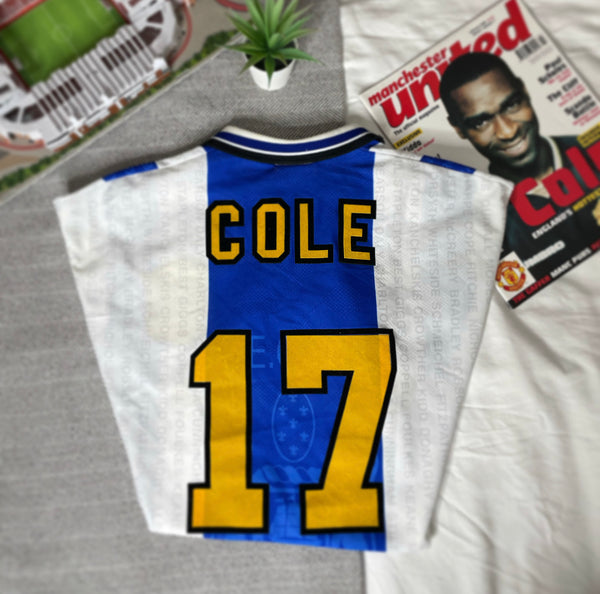 1994-96 Manchester United Third Shirt Cole #17 | Very Good | M