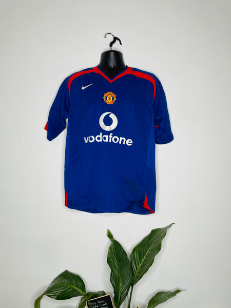 2005-06 Manchester United Away Shirt | Vidic #15 | Mint | XL
