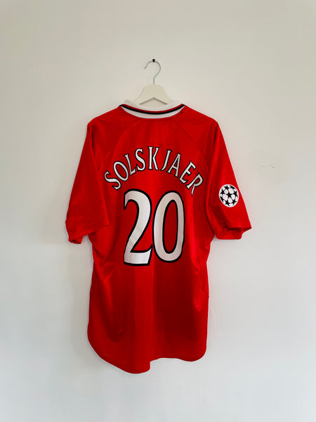 1997-99 Manchester United European ‘Treble’ Shirt | Solskjaer #20 | Mint | XXL