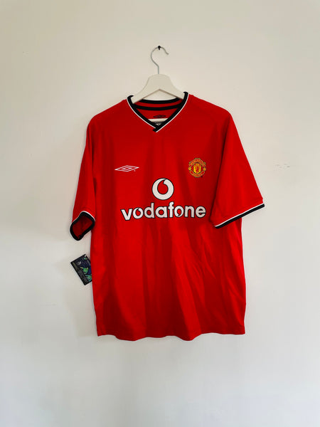 BNWT 2000-02 Manchester United Home Shirt | Sheringham #10 | BNWT Mint | M
