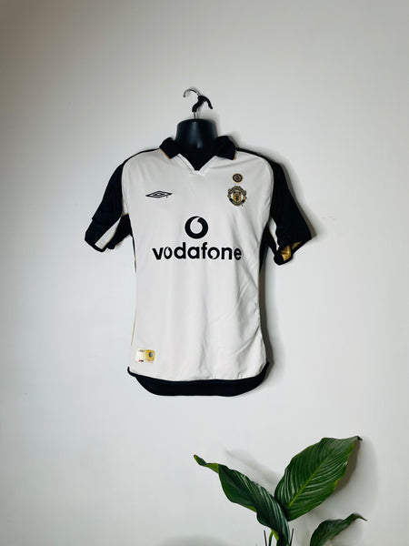 2001-02 Manchester United Third Reversible Centenary Shirt | Beckham #7 | Mint | Medium