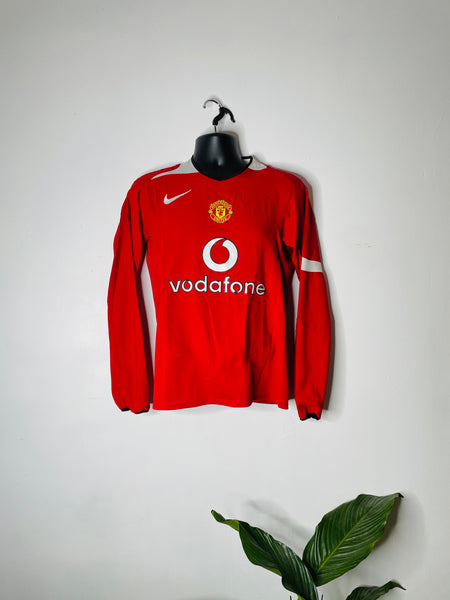 2004-06 Manchester United Home Shirt Longsleeve | Ronaldo #7 | Good | XL