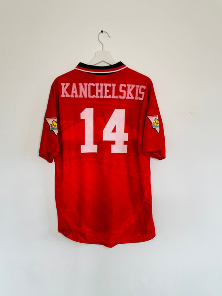 1994-96 Manchester United Home Shirt | Kanchelskis #14 | Mint | L