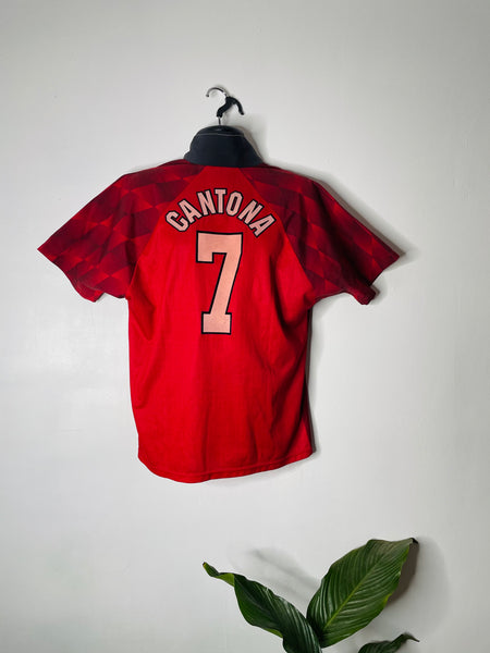 1996-98 Manchester United Home Shirt | Cantona #7 | Good | M
