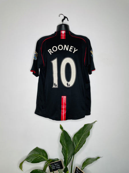 2007-08 Manchester United Away Shirt Rooney #10 | Mint | XL