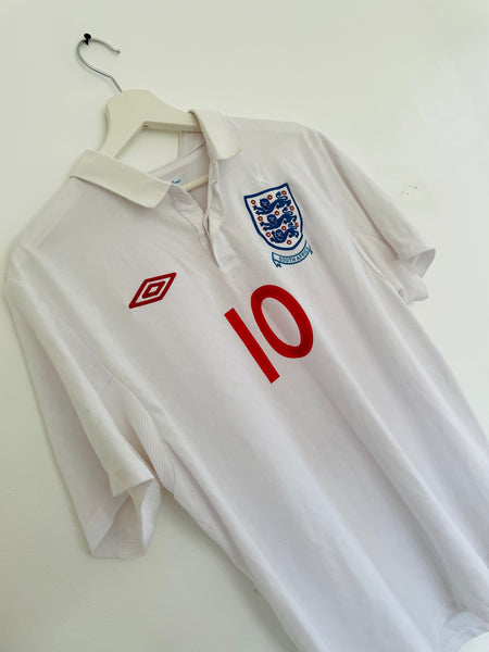 2010-11 England Home Shirt | Rooney #10 | Mint | M