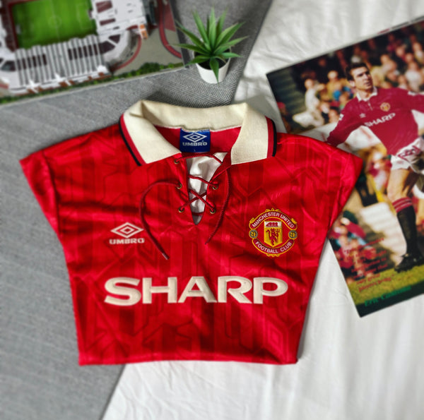 1992-94 Manchester United Home Shirt | Cantona #7 | Very Good | L