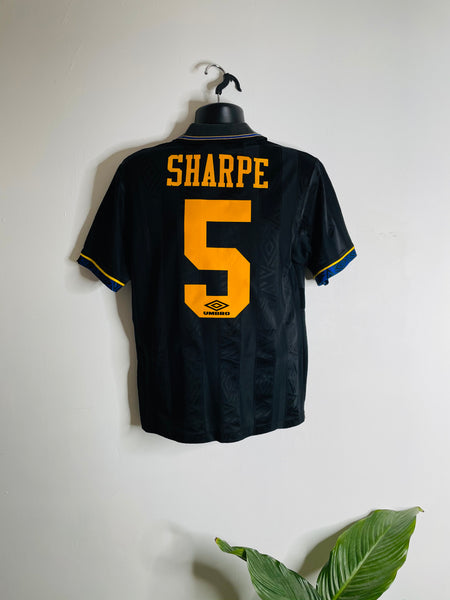 1993-95 Manchester United Away Shirt | Sharpe #5 | Mint | M